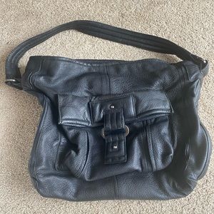 Latico black leather bag